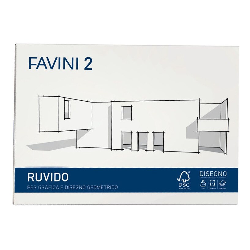 Bloc desen D4 20 file 110 g FAVINI 2