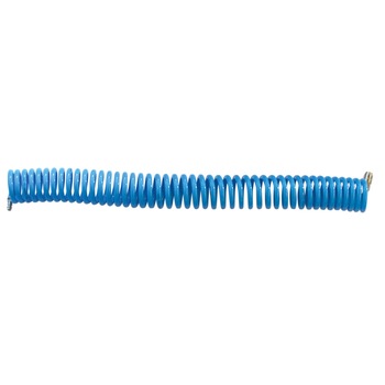 Furtun spiralat conectori aer comprimat din PU 12X8-10m 11-32 bari ADLER MA140.91 Furtun spiralat conectori aer comprimat din PU 12X8-10m 11-32 bari ADLER MA140.91