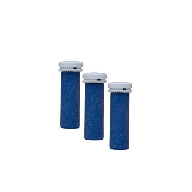 Set 3 role interschimbabile Camry pentru Pila electrica pentru calcaie ADL-CR 2156, culoare albastru
