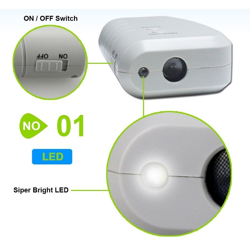 Електронно устройство срещу кучета Votton Super Dog Repellent, С висока