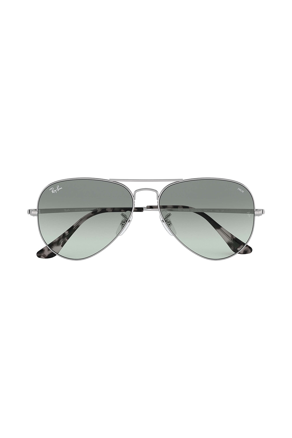 Ray-Ban, Ochelari de soare aviator unisex Evolve, Argintiu/Negru