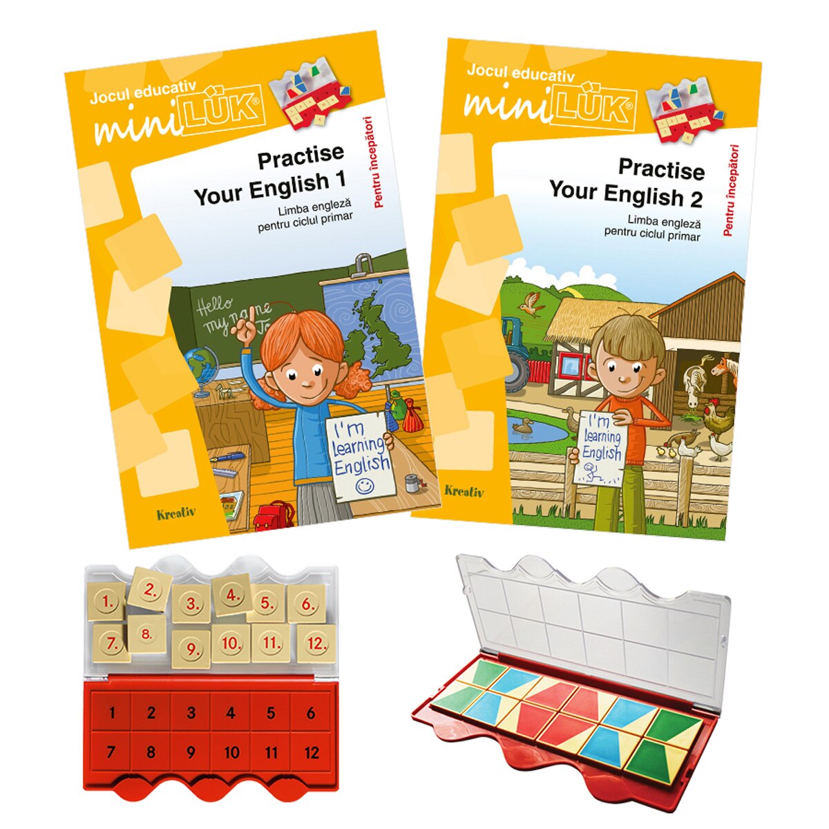 Set joc educativ LUK, varsta 5+, limba engleza pentru incepatori