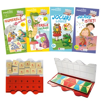 Set joc educativ LUK, varsta 6+, Matematica, limba romana, logica si creativitate Set joc educativ LUK, varsta 6+, Matematica, limba romana, logica si creativitate