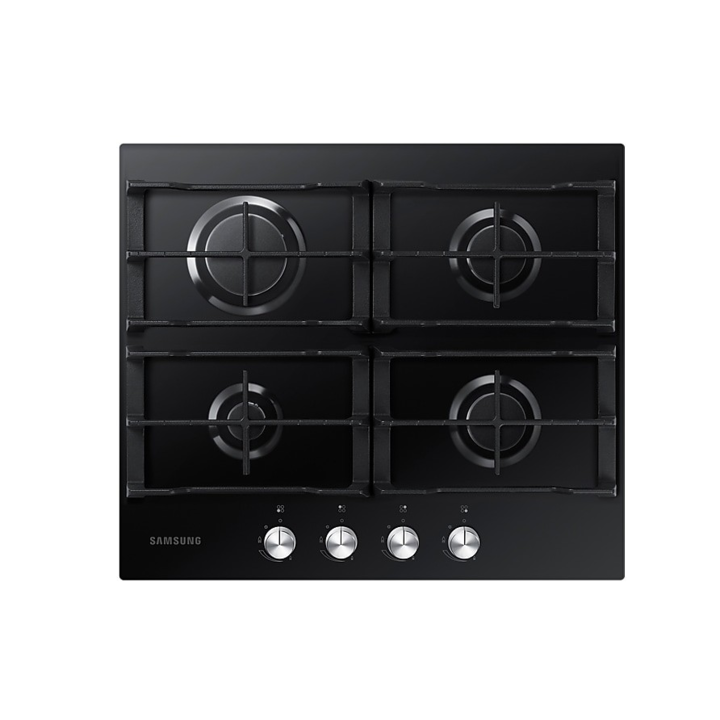 Plita incorporabila Samsung NA64H3010AK/01, Gaz, 4 arzatoare, Negru