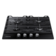 Plita incorporabila Samsung NA64H3010AK/01, Gaz, 4 arzatoare, Negru