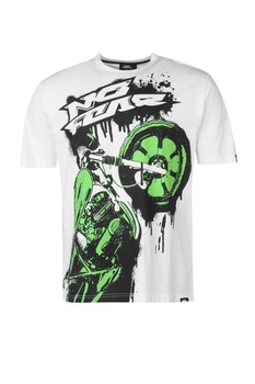 Tricou de bumbac pentru barbati No Fear Moto Graphic, alb, S EU Tricou de bumbac pentru barbati No Fear Moto Graphic, alb, S EU