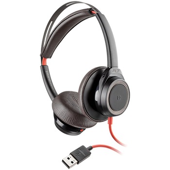 Casca Call Center Plantronics Blackwire 7225, BW7225,USB-A Binaural Black 211144-01 Casca Call Center Plantronics Blackwire 7225, BW7225,USB-A Binaural Black 211144-01