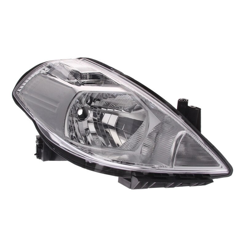 Far dreapta argintiu , electric (fara motor electric) bec H4 compatibil Nissan Tiida 09.2007-12.2012