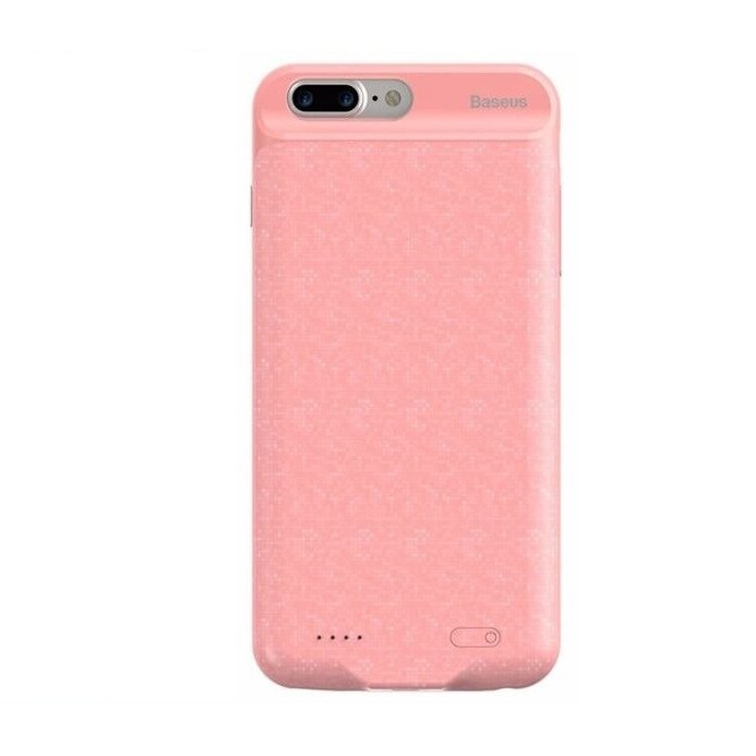 Carcasa Baseus, PowerBank, 7300 mAh, iPhone 7 Plus / 8 Plus, Roz