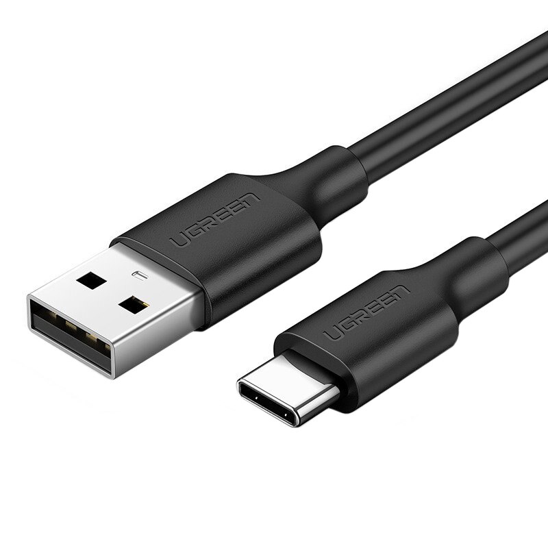 Cablu de date/ Incarcare UGREEN, USB-C, 0.5 m, Negru