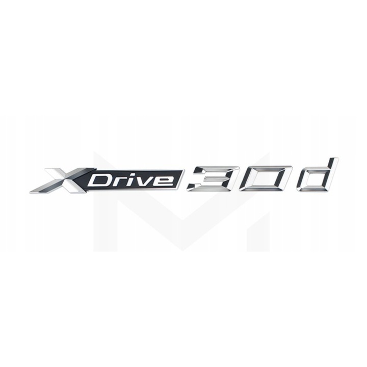 Emblemat, logó BMW XDRIVE 3.0d, Az ajtóban