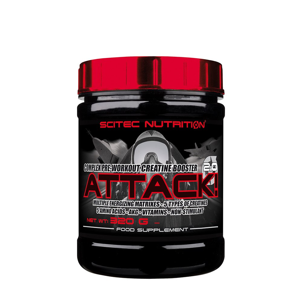 Pudra energizanta Scitec Attack Pere 0.320 Kg