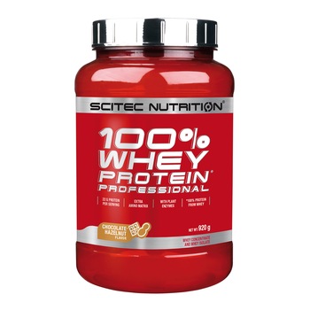Pudra energizanta Scitec 100% Whey Protein Professional Ciocolata Si Alune 0.920 Kg Pudra energizanta Scitec 100% Whey Protein Professional Ciocolata Si Alune 0.920 Kg