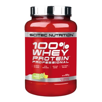 Pudra energizanta Scitec 100% Whey Protein Professional Kiwi-Banane 0.920 Kg Pudra energizanta Scitec 100% Whey Protein Professional Kiwi-Banane 0.920 Kg