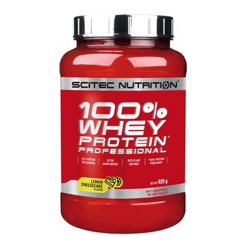 Pudra energizanta Scitec 100% Whey Protein Professional Lemon Cheesecake 0.920 Kg Pudra energizanta Scitec 100% Whey Protein Professional Lemon Cheesecake 0.920 Kg