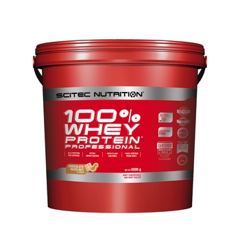 Pudra energizanta Scitec 100% Whey Protein Professional Ciocolata Si Alune 5.000 Kg Pudra energizanta Scitec 100% Whey Protein Professional Ciocolata Si Alune 5.000 Kg