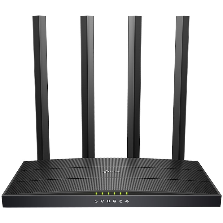 Безжичен рутер TP-Link Archer C6U, AC1200, Gigabit MU-MIMO