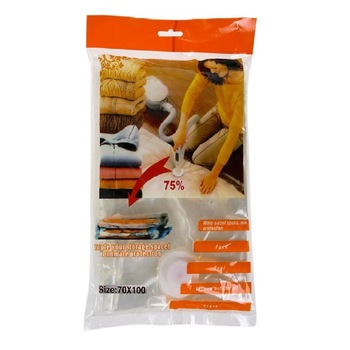 Sac vidat haine, pilote, paturi, perne 100 x 70 cm Pro Sac vidat haine, pilote, paturi, perne 100 x 70 cm Pro