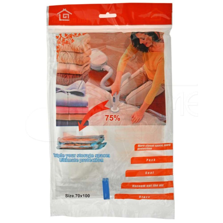 Üres ruhazsák, 70x100 cm, 70x100 cm