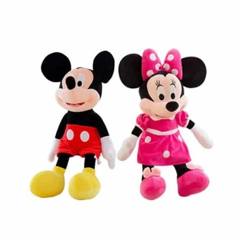 Set Minnie si Mickey Mouse din plus 35 cm Set Minnie si Mickey Mouse din plus 35 cm