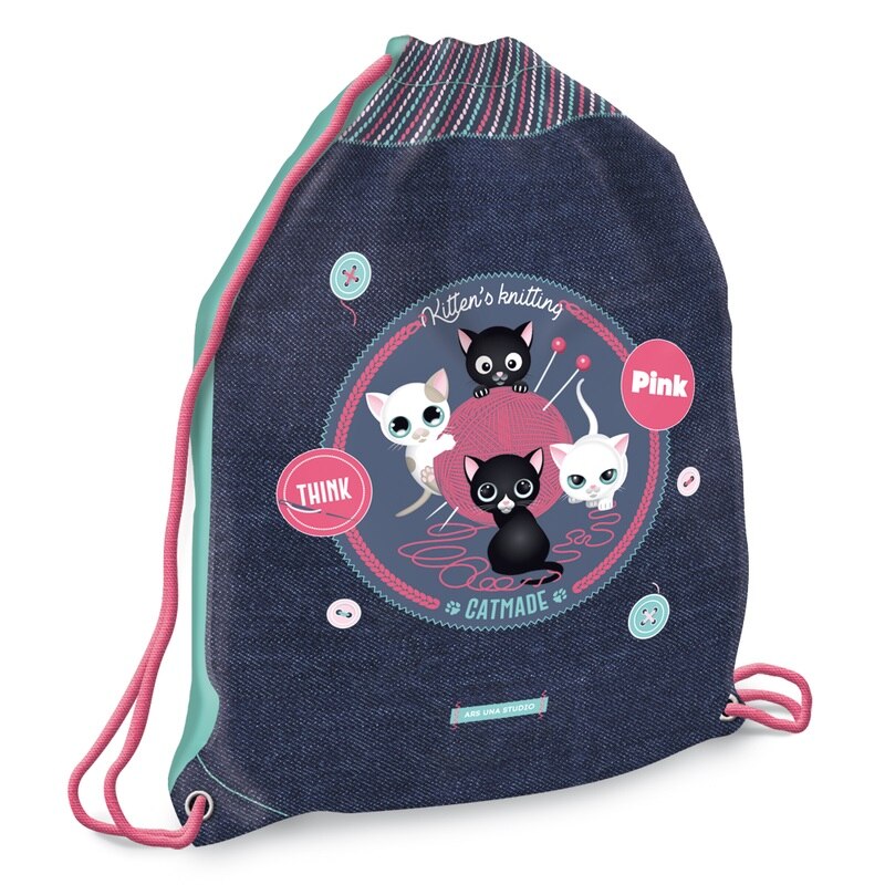 Saculet fitness copii Think Pink, Arsuna