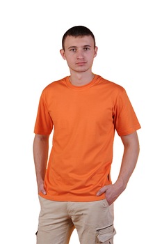 Tricou barbati, maneca scurta, Tuareg, Model 1, Caramiziu Tricou barbati, maneca scurta, Tuareg, Model 1, Caramiziu