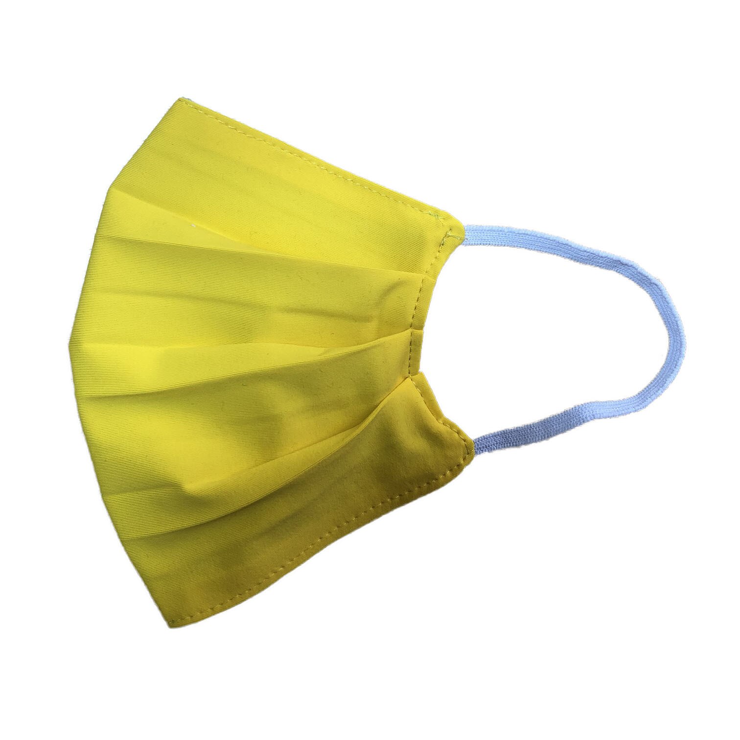 Set 5 bucati masti de protectie fata Dress To Impress, reutilizabile, doua straturi, trei pliuri, doua fete, galben