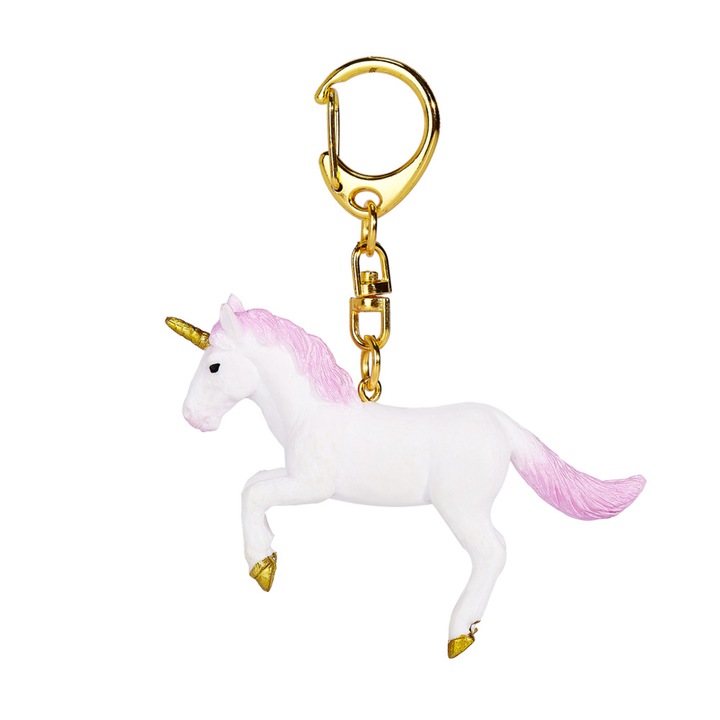 Ключодържател Mojo, Еднорог, розов със свити предни крака