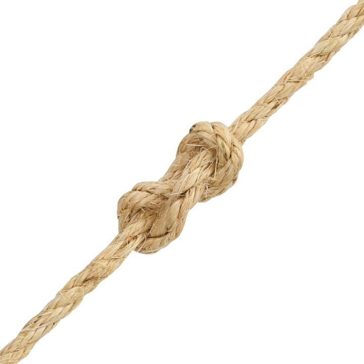 Franghie sisal vidaXL, Sisal, 10 mm x 50 m, Bej
