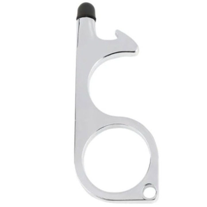 Higiénikus Kulcstartók iUni BR1, Többfunkciós, érintkezés nélküli, Ezüst