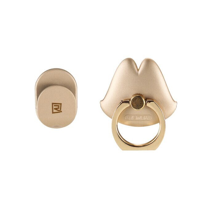 Suport Remax Ring Gold Lips Universal pentru spatele telefonului+suport auto