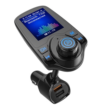 Modulator FM Techstar® T10D, Wireless, Bluetooth 3.0, Microfon Integrat, Quick Charge 3.0, Slot MicroSD, AUX IN/OUT Modulator FM Techstar® T10D, Wireless, Bluetooth 3.0, Microfon Integrat, Quick Charge 3.0, Slot MicroSD, AUX IN/OUT