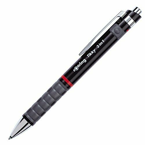 Pix - Tikky 3in1 - Black, 0.5 mm, Cu buton, Negru