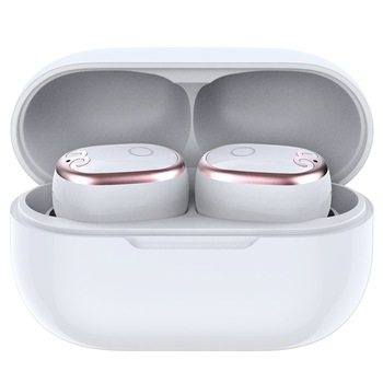 Casti Smart Techstar® TWS S17 mini, Wireless, Bluetooth V5.0, IPX5, HD Audio, Touch, iOS, Android, Type-C, Alb Casti Smart Techstar® TWS S17 mini, Wireless, Bluetooth V5.0, IPX5, HD Audio, Touch, iOS, Android, Type-C, Alb