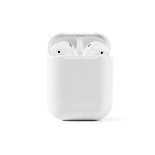 Casti Bluetooth Wireless I12, TOUCH CONTROL SIRI, Tehnologie 3D Sound, albe