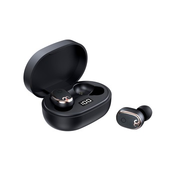 Casti Smart Techstar® TWS S17, Wireless, Bluetooth V5.0, HD Audio, Touch, iOS, Android, Type-C, Negru Casti Smart Techstar® TWS S17, Wireless, Bluetooth V5.0, HD Audio, Touch, iOS, Android, Type-C, Negru