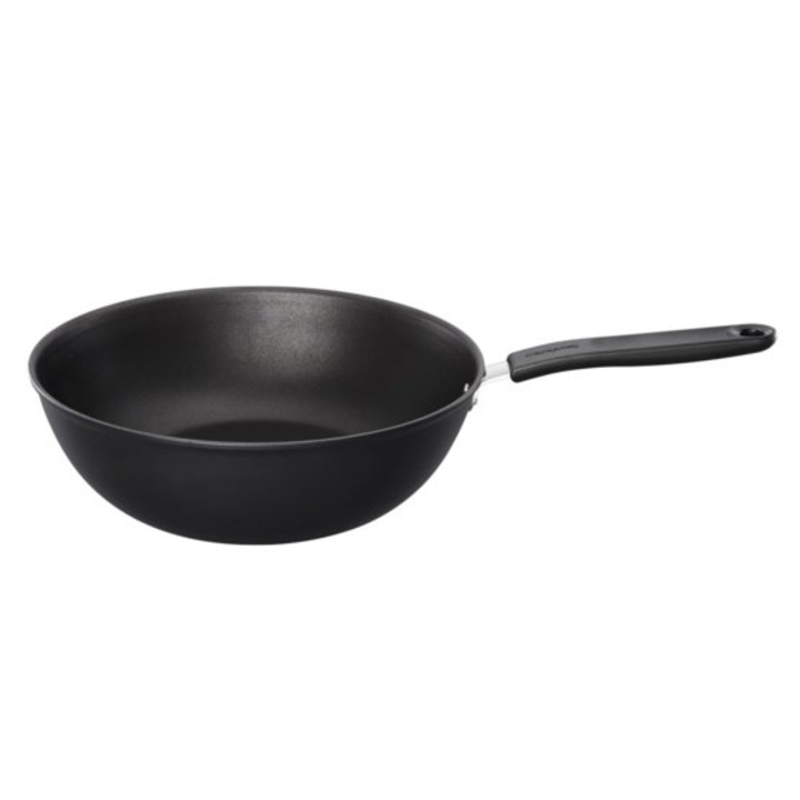 Fiskars Wok serpenyő, 28 cm, rozsdamentes acél