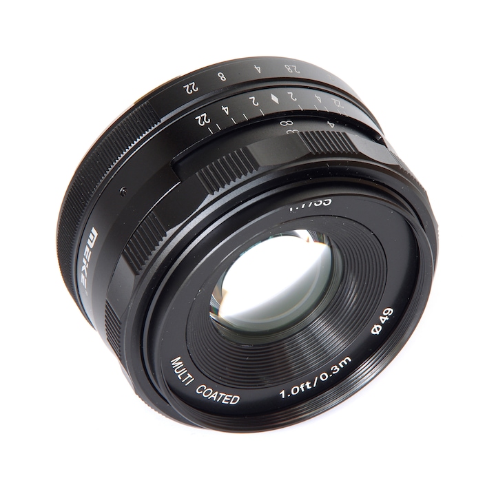Obiectiv manual Meike 35mm F1.7 pentru Nikon 1