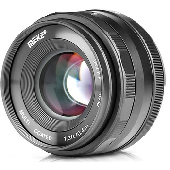 Obiectiv manual Meike 35mm F1.4 pentru Olympus si Panasonic MFT M4/3-mount Obiectiv manual Meike 35mm F1.4 pentru Olympus si Panasonic MFT M4/3-mount