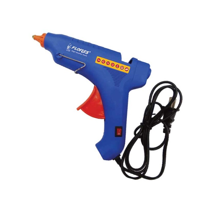 Pistol lipit plastic cu intrerupator, 60W