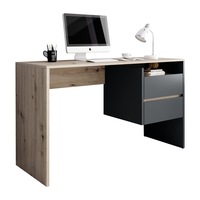 birou modern cu 2 sertare stejar artisan grafit 125 cm lungime bortis impex imagen 40_0_
0