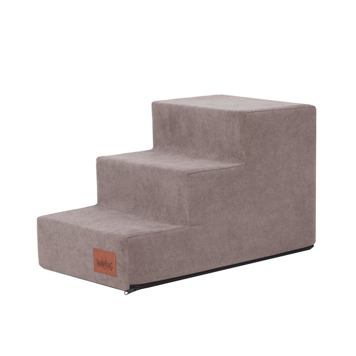 Scara pentru caini "SAVOY", Cappuccino, Hobbydog - Dimensiunea 1 - 30x30x50cm