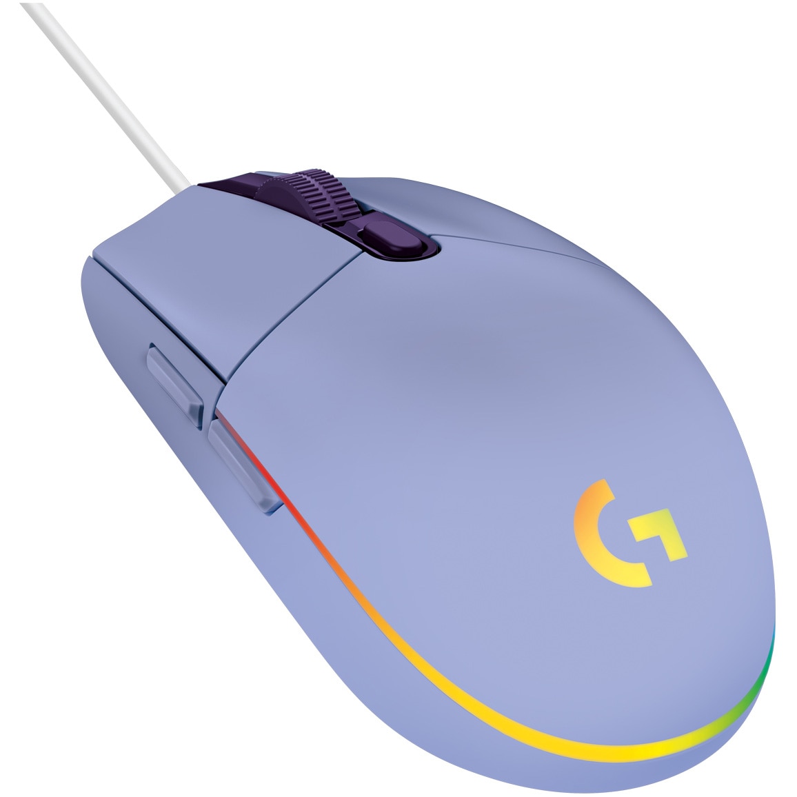Mouse gaming Logitech G102 Lightsync, Lilac