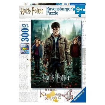 Puzzle Harry Potter , Hermione & Ron XXL , 300 piese , 49x36cm, Negru Puzzle Harry Potter , Hermione & Ron XXL , 300 piese , 49x36cm, Negru