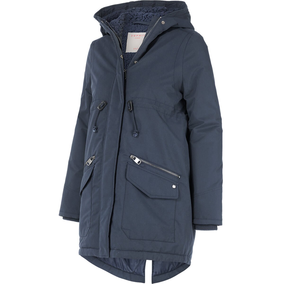 Geaca gravide, Esprit, albastru inchis, marimea 34