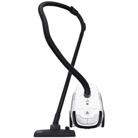 Aspirator cu sac Albatros Zenit 90 Eco, 900 W, Sac textil reutilizabil 2l, Eco type, Alb-Negru