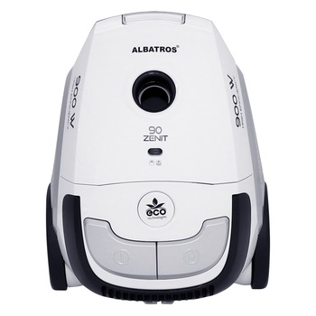 Aspirator cu sac Albatros Zenit 90 Eco, 900 W, Sac textil 2l, Eco type, Alb-Negru Aspirator cu sac Albatros Zenit 90 Eco, 900 W, Sac textil 2l, Eco type, Alb-Negru