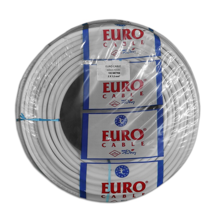 Електрически кабел 2 х 1,5 х 100м