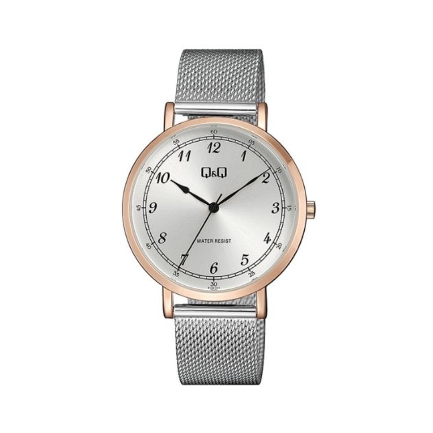 Ceas dama Q&Q casual, din otel, argintiu