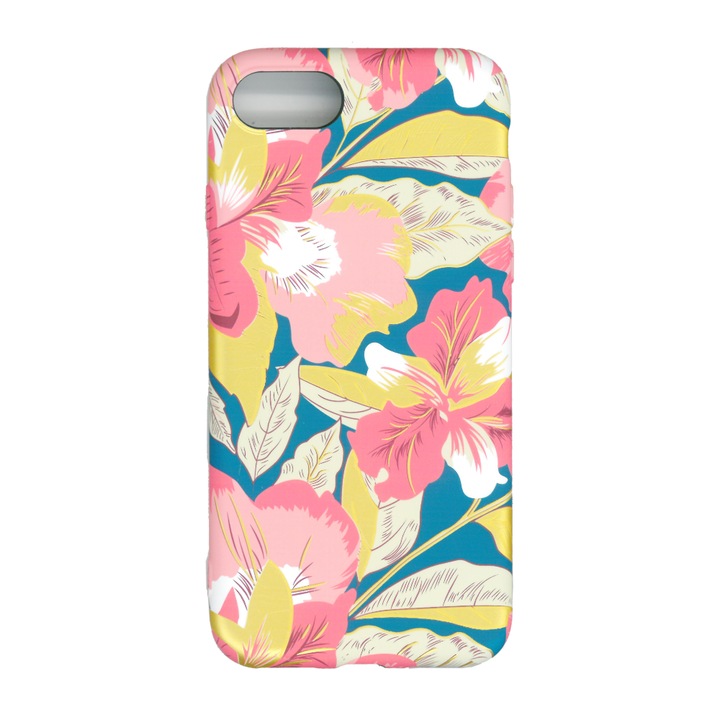 Husa protectie spate cu motiv floral, Luxo M12, pentru Apple iPhone 7/8/SE2020
